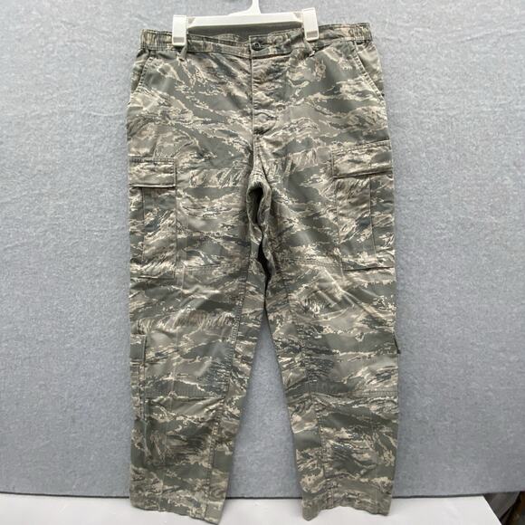 Tiger Stripe Camo Pants Mens 36 Short Cargo Battle Fatigue Army Military Trouser - Picture 1 of 6